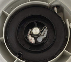 WanQin starter close-up of spring housing for durable rewind performance