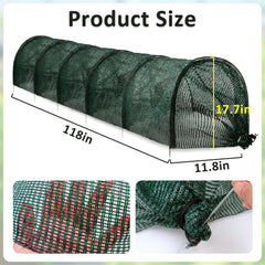warmfarm hoop stake and quick-release drawstring detail for fast access
