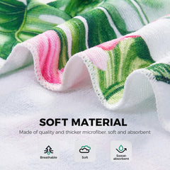 Warmiehomy microfiber close-up showing soft quick-dry texture benefit
