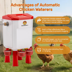 WARMSHOMIC close-up of drinking cup texture and float valve, durable plastic for long use