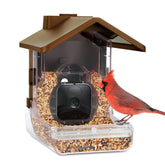 Wasserstein front view showing feeder and camera bay for protected monitoring
