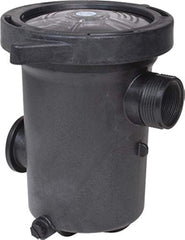 Waterway Hi-Flo front view showing housing and basket for reliable debris capture