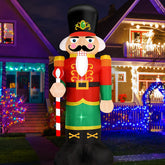 WAYDEKO Nutcracker front view showing festive design and quick setup benefit