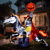 WBHome headless horseman front view showing dramatic yard presence and easy setup