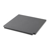 Weber crafted front view of glazed baking stone showing solid construction and precise fit