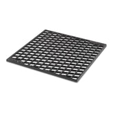 Weber dual‑sided sear grate front view showing fit and surface benefit