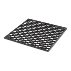 Weber dual‑sided sear grate front view showing fit and surface benefit