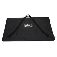 Weber storage bag front view protecting griddle for safe storage and transport