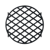 Weber Gourmet BBQ System sear grate front view showing compact cooking surface and black finish