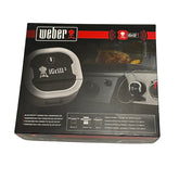 Weber iGrill 3 front-mounted on grill, neat integration and easy access