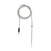 Weber wired food probe front view showing connector and slim shaft for reliable readings