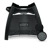 Weber Q Cart front view showing stable base and platform for grill benefit ergonomic cooking