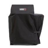 Weber Searwood 600 front view cover showing full protection and neat fit