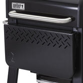 Weber Searwood front table attached to grill for extra prep space and convenience