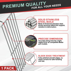 WEBROIL boxed packaging with instructions showing ready-to-install replacement rack