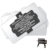 WEBROIL front packaging showing six BAC515 liners and clear fit for Traeger