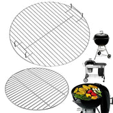 WEBROIL front view of replacement grill grate kit showing full package and fit advantage