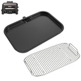 WEBROIL griddle plate front view showing full surface and edges for perfect fit