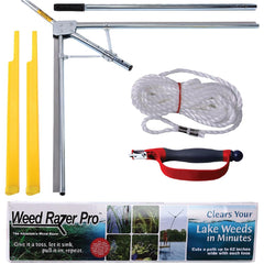 Weed Razer front view showing full cutter and adjustable frame benefit
