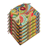 Wellsin front view of six floral cushions showing coordinated set and design benefit