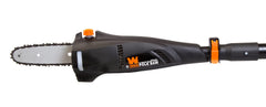 WEN saw chain and bar close-up showing durable cutting components benefit