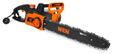 WEN CP1216 front view showing controls and lightweight design for easy handling