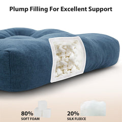 WEOAVRY backrest headrest detail demonstrating ergonomic neck support