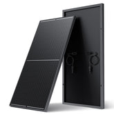 WERCHTAY 200W panel front view showing sleek black design and high output