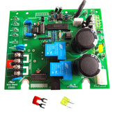 WERLAHO control board front view showing replacement PCB and mounting holes for easy swap