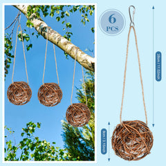 Wesiti globe nester with refillable cotton demonstrating soft nesting material
