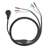 Westinghouse parallel cord front connector showing secure fit and easy hookup