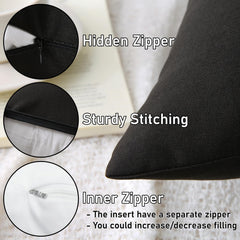 WHATWEARS invisible zipper detail for easy removal and smooth finish