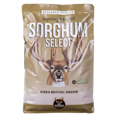 Whitetail Institute Sorghum Select front packaging showing seed mix and acreage, clear planting benefit