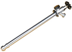 WHK frost free sillcock front view showing durable brass and chrome finish for longevity