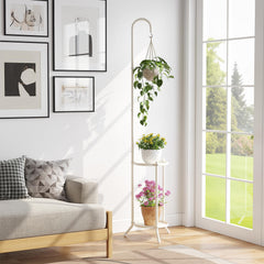 Wieghda close-up of hanging hook highlighting easy plant suspension benefit