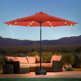 wikiwiki front view red canopy showing full 10ft shade and durable frame
