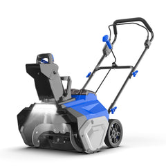 Wild Badger Power front view showing 20-inch clearing width and durable housing benefit