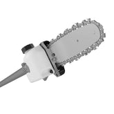 Wild Badger Power Sunseeker front view showing compact pole saw attachment and benefits