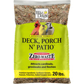 Wild Delight bag front view showing deck porch patio branding and benefits