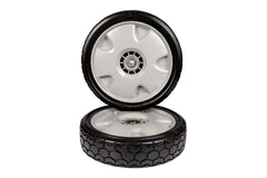 WILDFLOWER Tools hub detail showing axle bore, precise fit benefit for Honda mowers