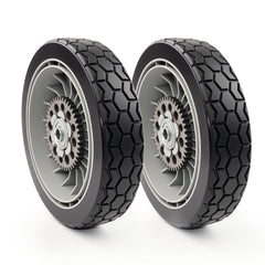 WILDSPUR front view of 9-inch rear wheel showing tread and hub, durable replacement