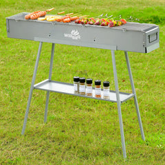 WILLBBQ close-up of dual vents showing airflow control benefit: faster ignition