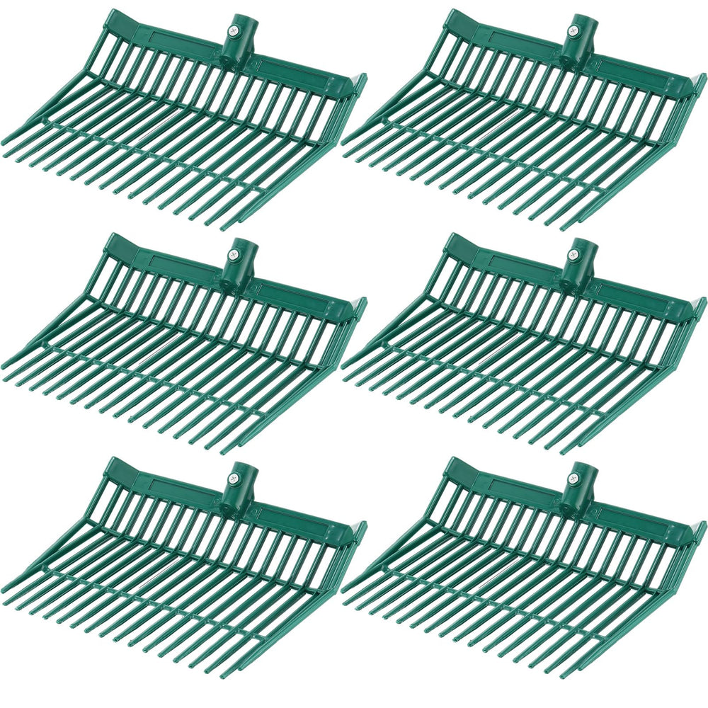 WILLBOND front view of six olive fork heads showing package contents and value