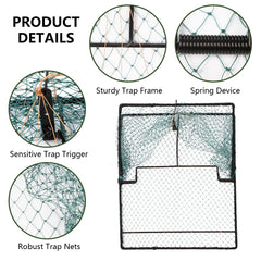 WillMesh folded flat for compact storage and easy transport benefit