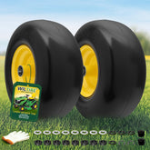 Wiltire front view of two pre-mounted tire and wheel assemblies showing fit and finish