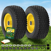 Wiltire front view of assembled wheel showing ready-to-install convenience