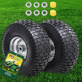 Wiltire front view of assembled 15x6.00-6 wheel showing ready-to-install benefit