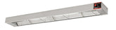 Winco ESH-48 front view showing full-length heater and housing, promotes even warming