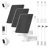 WININMETA front view of 5W solar panel showing compact design and weatherproof frame