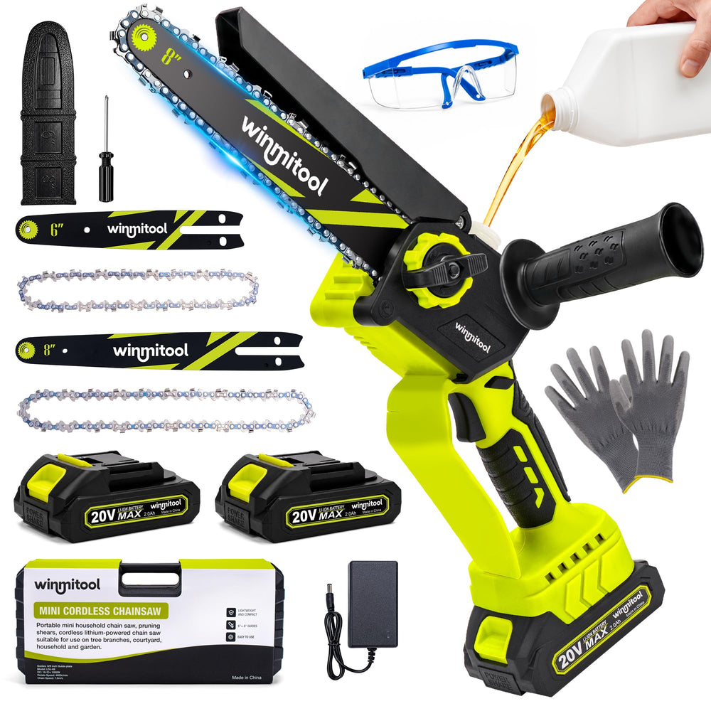 winmitool front view showing compact saw and ergonomic grip for easy handling
